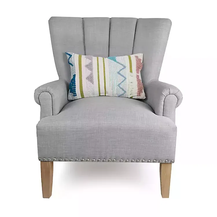 Pillows>Kirklands Home Colorful Asymmetrical Stripe Lumbar Pillow Multi