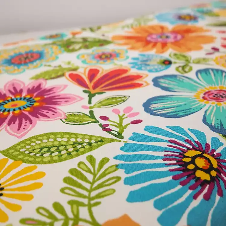 Kirklands Home Colorful Floral Outdoor Chair Cushion Multi Sale