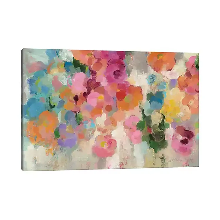 Kirklands Home Colorful Garden I Giclee Canvas Art Print, 48x32 Multi Best