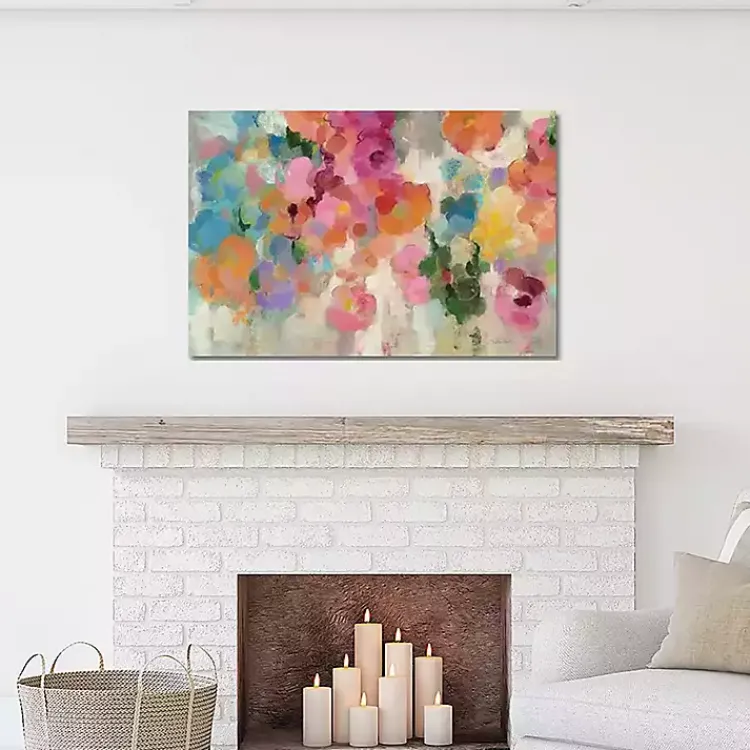 Kirklands Home Colorful Garden I Giclee Canvas Art Print, 48x32 Multi Best