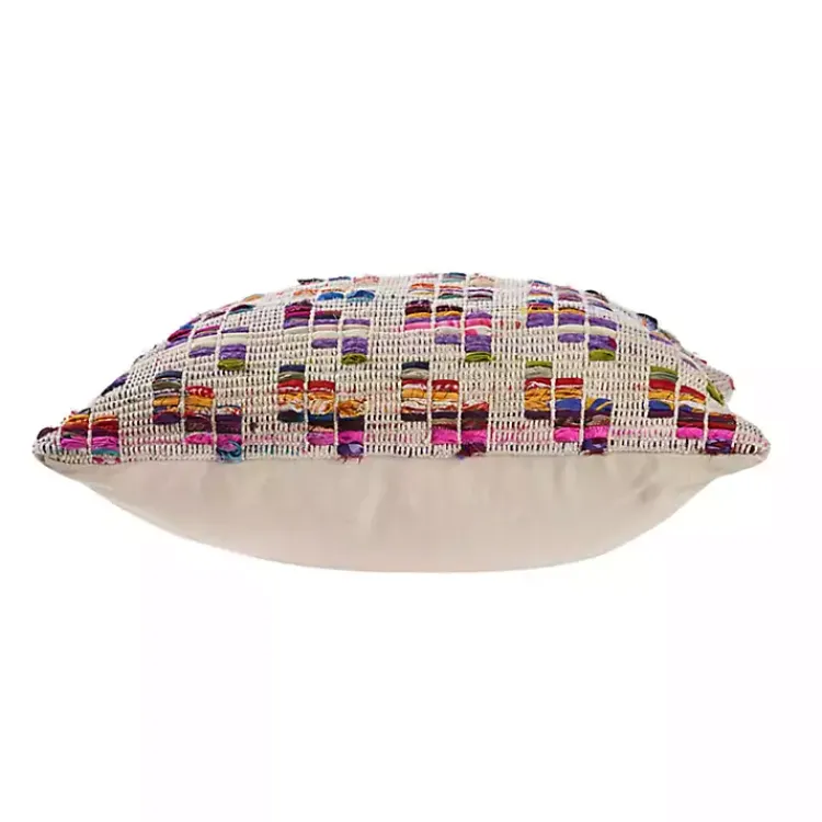 Pillows>Kirklands Home Colorful Geometric Handwoven Throw Pillow Multi