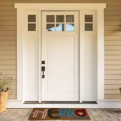 Kirklands Home Colorful Hello Coir Doormat Outlet