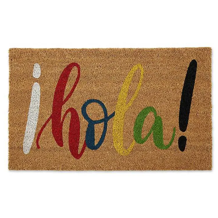Kirklands Home Colorful Hola Doormat Multi Online