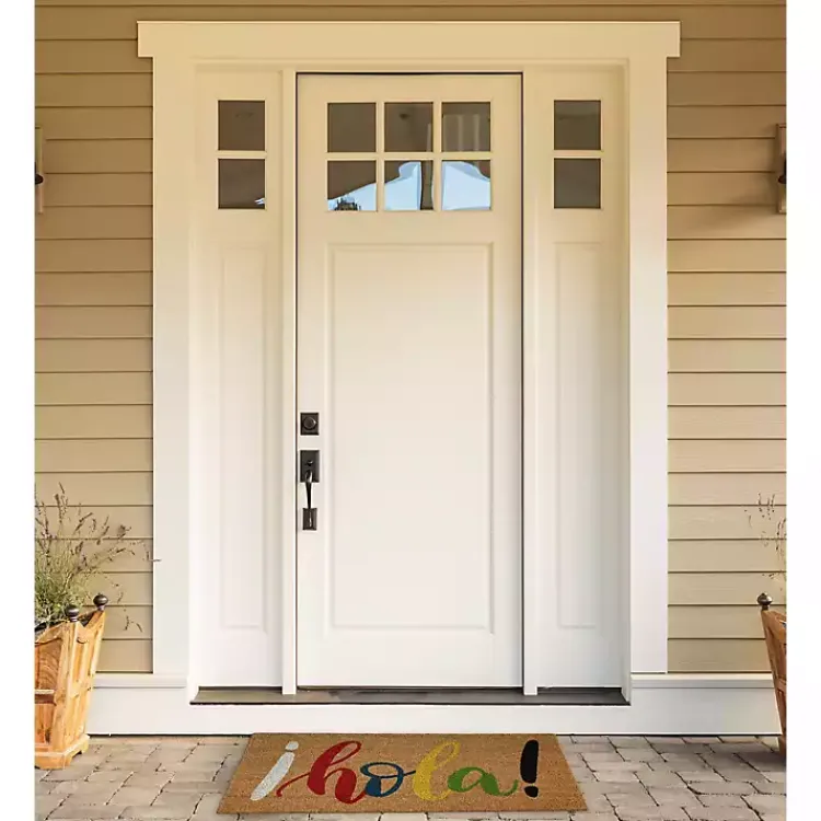 Kirklands Home Colorful Hola Doormat Multi Online