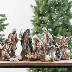 Christmas Decorations>Kirklands Home Colorful Nativity Scene, Set of 11