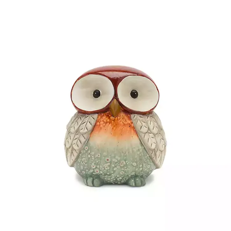 Statues & Figurines>Kirklands Home Colorful Owl Figurines, Set of 2