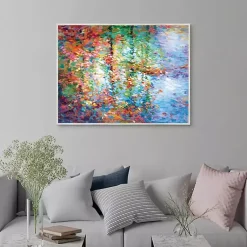 Kirklands Home Colorful Reflections I Framed Canvas Art Print Clearance
