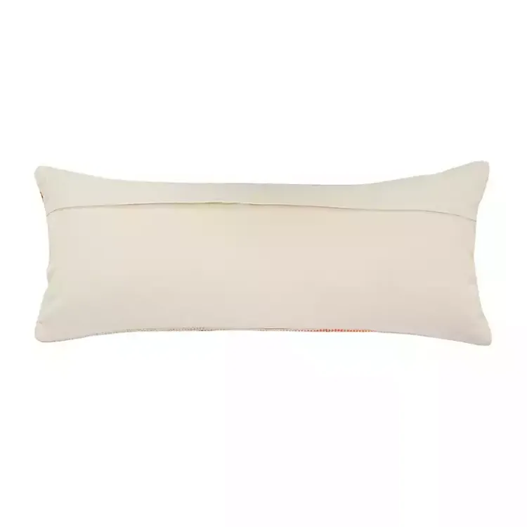 Pillows>Kirklands Home Colorful Stripes Textured Handwoven Lumbar Pillow Multi