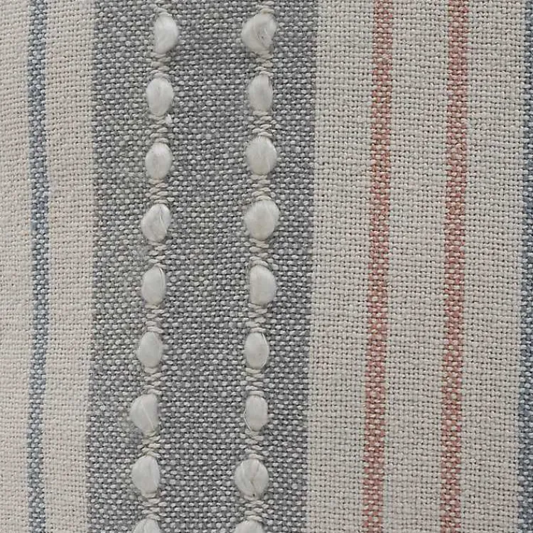 Pillows>Kirklands Home Colorful Textured Striped Accent Pillow