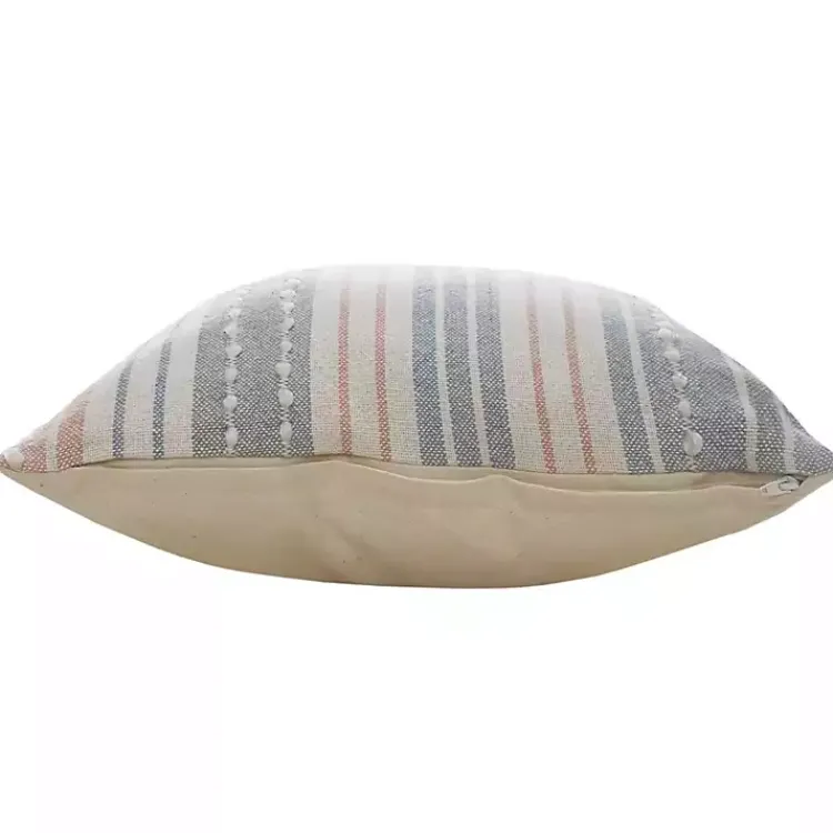 Pillows>Kirklands Home Colorful Textured Striped Accent Pillow