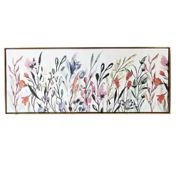Kirklands Home Colorful Wildflowers Framed Art Print Multi Hot