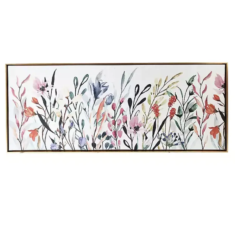 Kirklands Home Colorful Wildflowers Framed Art Print Multi Hot
