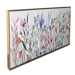 Kirklands Home Colorful Wildflowers Framed Art Print Multi Hot