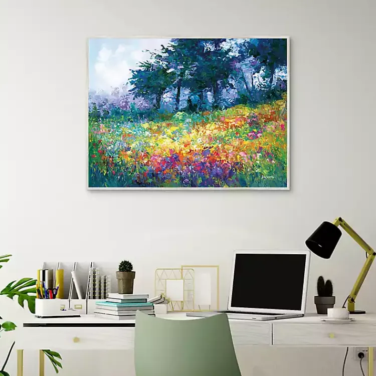 Kirklands Home Colorful Wildflowers in Bloom Canvas Art Print Sale