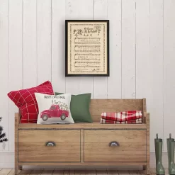 Christmas Art & Wall Decor>Kirklands Home Come All Ye Faithful Framed Print Tan