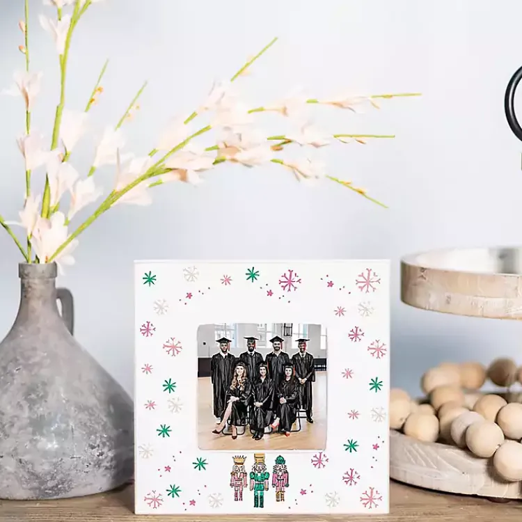 Christmas Decorations>Kirklands Home Confetti Nutcracker Trio Picture Frame, 4x4