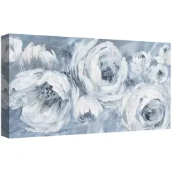 Kirklands Home Contemporary Blues Canvas Art Print Clearance