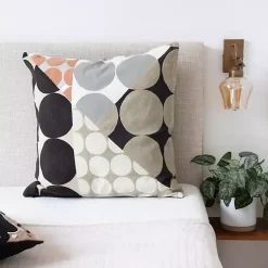 Pillows>Kirklands Home Contemporary Geometric Dots Throw Pillow