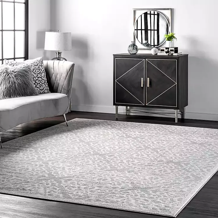 Kirklands Home Contessa Diamond Area Rug, 8x12 New