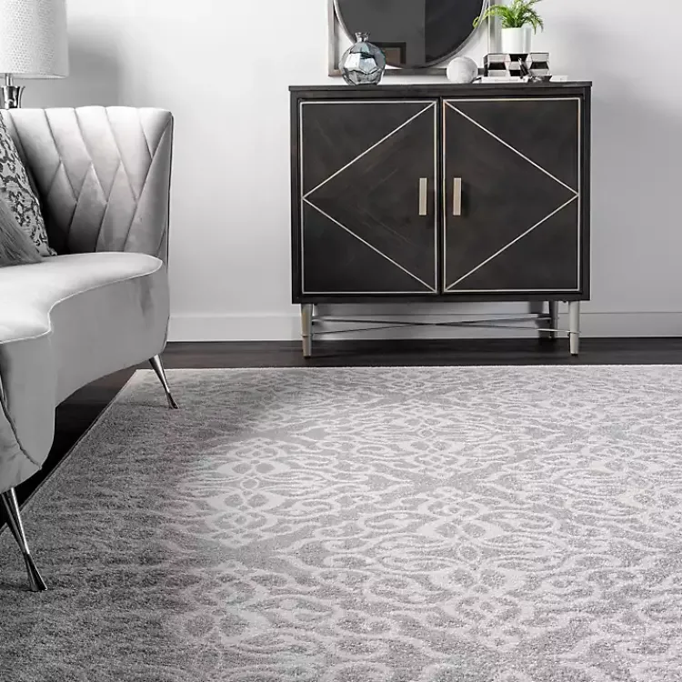 Kirklands Home Contessa Diamond Area Rug, 8x12 New