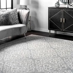 Kirklands Home Contessa Diamond Area Rug, 8x12 New