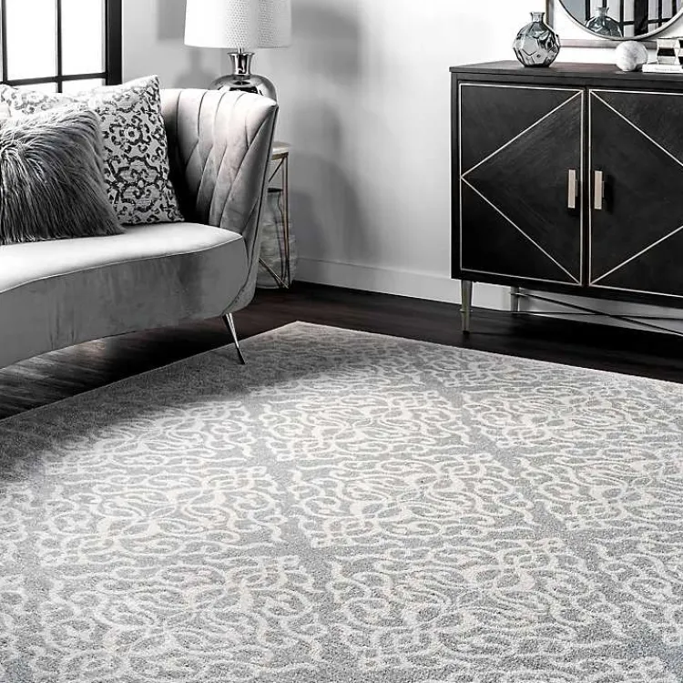 Kirklands Home Contessa Diamond Area Rug, 8x12 New