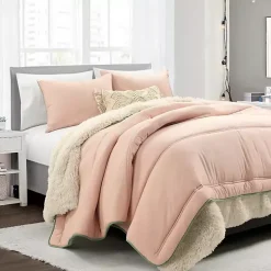 Kirklands Home Coral & Sage Reversible 3-pc. Queen Comforter Set Sale