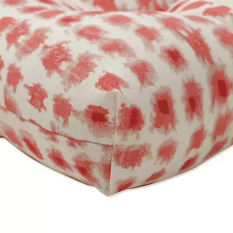 Kirklands Home Coral Checkered Wicker Chair Cushions, Set of 2 Sale