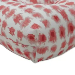 Kirklands Home Coral Dotted Settee Cushion