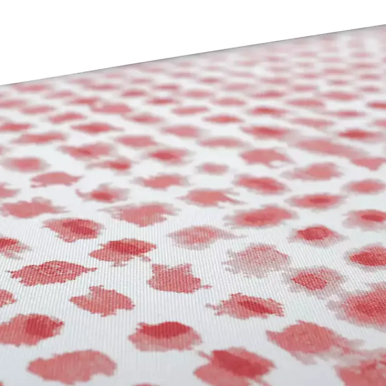 Kirklands Home Coral Dotted Settee Cushion