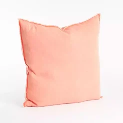 Pillows>Kirklands Home Coral Fringed Edge Pillow Pink