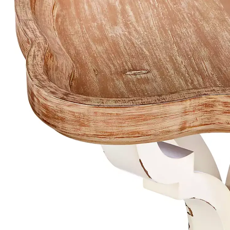 Kirklands Home Corina Scalloped Accent Table Best