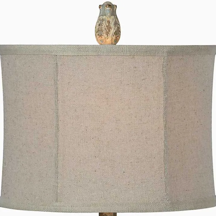Kirklands Home Corinthian Column Table Lamps, Set of 2 Ivory Discount
