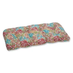 Kirklands Home Corinthian Dapple Wicker Loveseat Cushion Multi Online