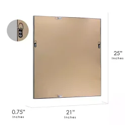 Kirklands Home Cormac Distressed Bronze Wall Mirror Brown Best