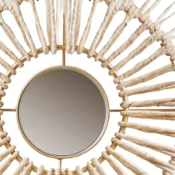 Kirklands Home Corn Husk Wrapped Mirrors, Set of 3 Sale
