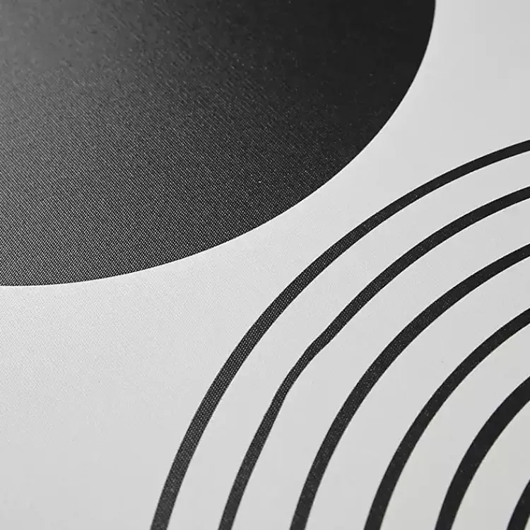 Kirklands Home Cosmic Curl Geometric 3-pc. Grayscale Wall Art Outlet