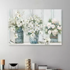 Kirklands Home Cottage Mantle Canvas Art Print Outlet