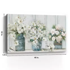 Kirklands Home Cottage Mantle Canvas Art Print Outlet