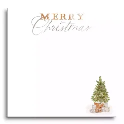 Christmas Art & Wall Decor>Kirklands Home Cottage Tree Merry Christmas Dry Erase Board