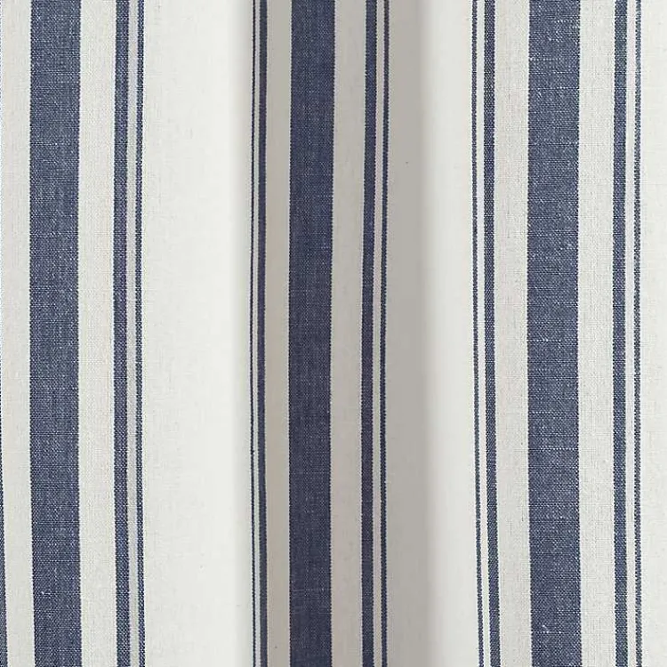 Kirklands Home Cotton Candy Farmhouse Curtain Panel Set, 108 in. Blue