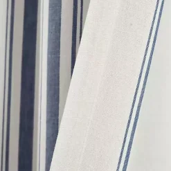 Kirklands Home Cotton Candy Farmhouse Curtain Panel Set, 108 in. Blue