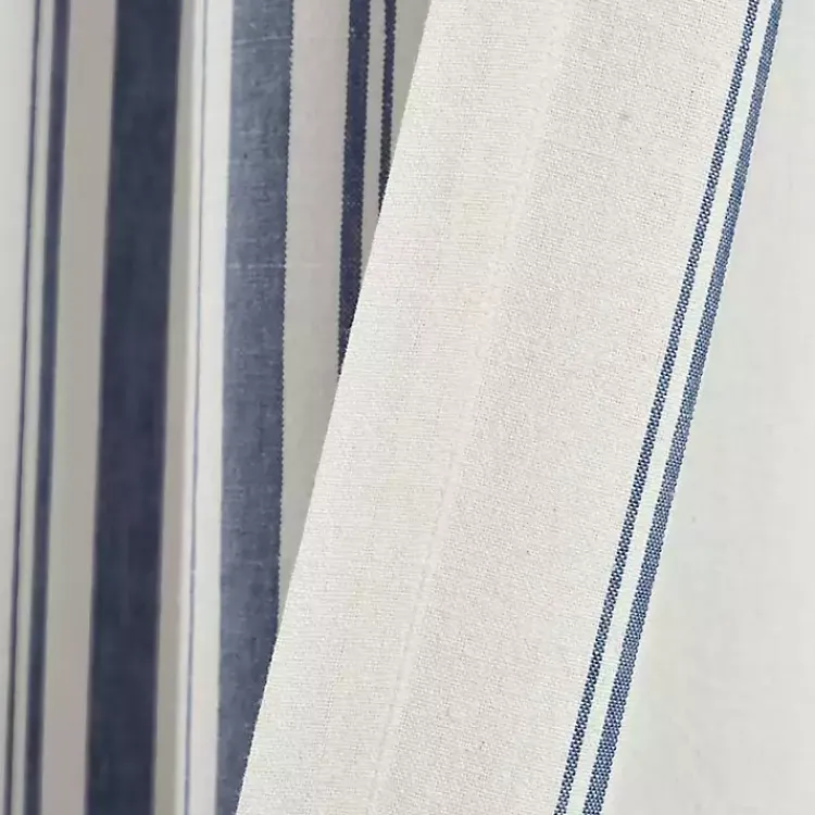 Kirklands Home Cotton Candy Farmhouse Curtain Panel Set, 108 in. Blue