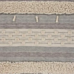 Blankets & Throws>Kirklands Home Cotton Fringe Eclectic Tufted Throw