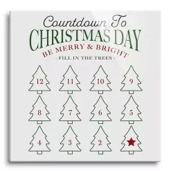 Christmas Art & Wall Decor>Kirklands Home Countdown to Christmas Dry Erase Board, 8x8 in.