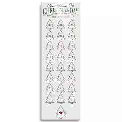 Christmas Art & Wall Decor>Kirklands Home Countdown to Christmas Dry Erase Board, 8x24 in.