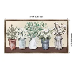 Kirklands Home Country Cuttings Framed Canvas Art Print
