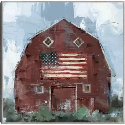Kirklands Home Country Pride Framed Canvas Art Print Outlet