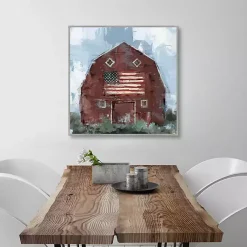 Kirklands Home Country Pride Framed Canvas Art Print Outlet