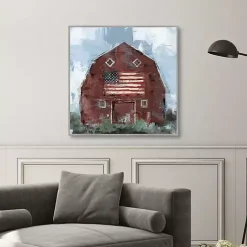 Kirklands Home Country Pride Framed Canvas Art Print Outlet